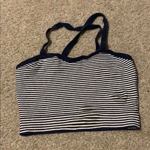 AMERICAN APPAREL COTTON RAZORBACK CROP TOP